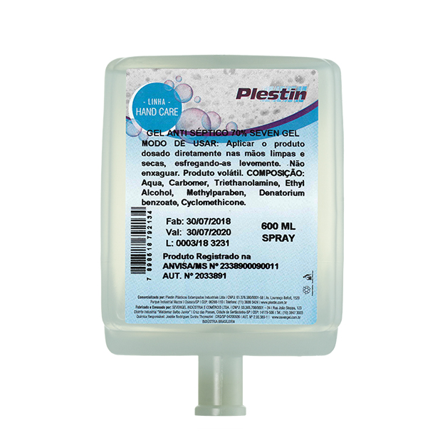 Álcool Spray Antisséptico Refil - Plestin