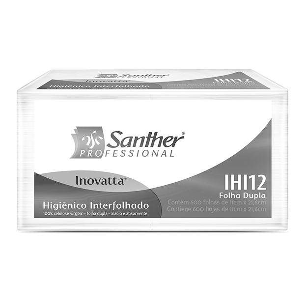 Higiênico Interfolhado Inovatta Folha Dupla - Santher