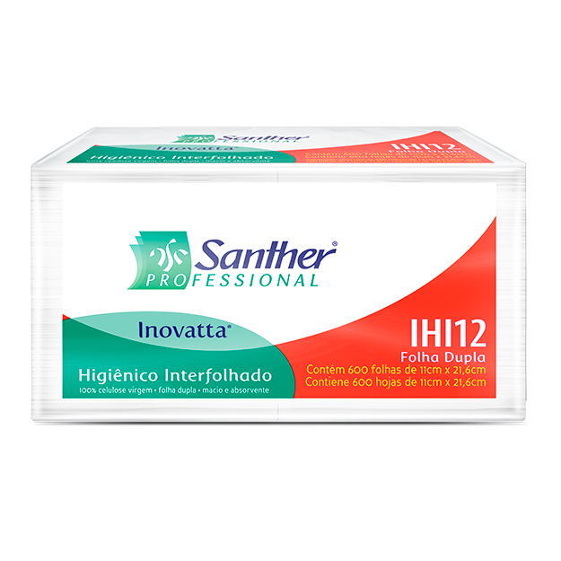 Higiênico Interfolhado Inovatta Folha Dupla - Santher