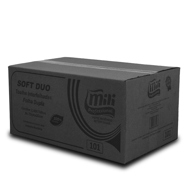Papel Higiênico Interfolhas Soft Duo - Mili