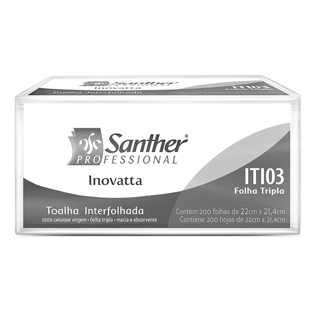 Toalha Interfolhada Inovatta Folha Tripla - Santher