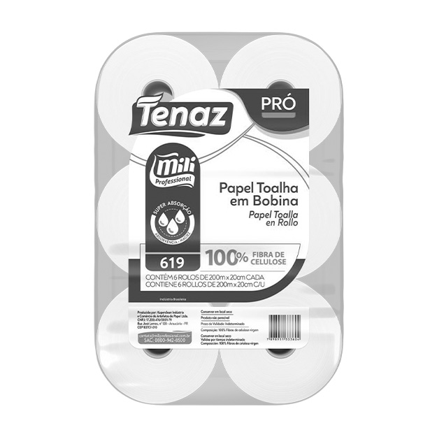 Bobina Toalha Pró - Mili