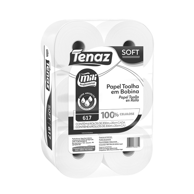 Bobina Toalha Soft - Mili