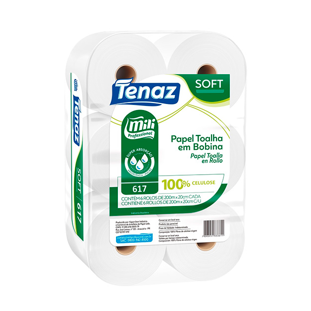 Bobina Toalha Soft - Mili